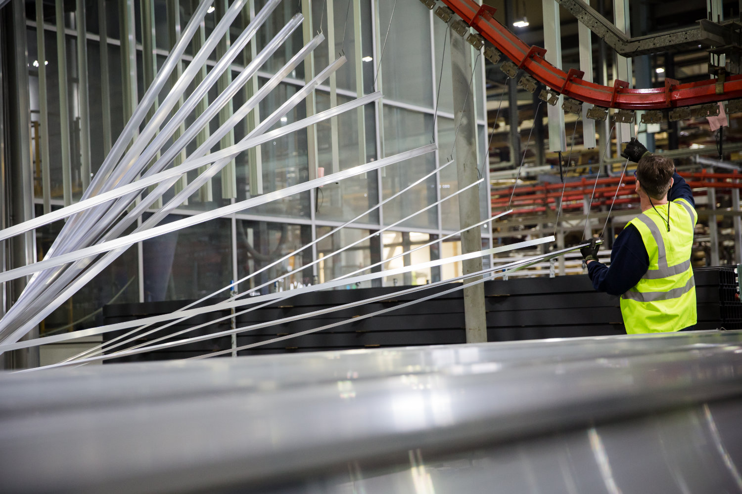 Head Office Manufacturing Facilities_verticla paintline shot (no people)