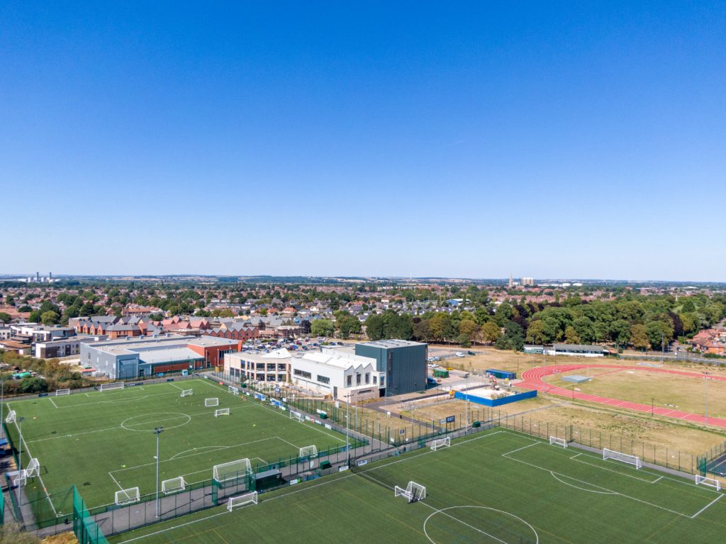 The new YMCA Community and Activity Village in Newark, Nottinghamshire.