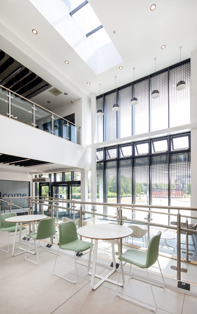 Nottingham Trent University - purpose built health and allied professions centre  internals shot.