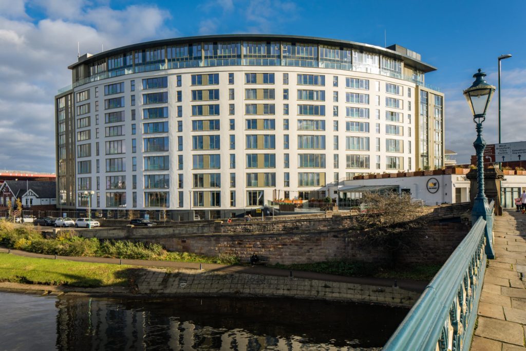 Nottingham’s Waterside Apartments full project shot