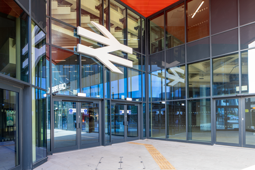 Coventry rail station entrance