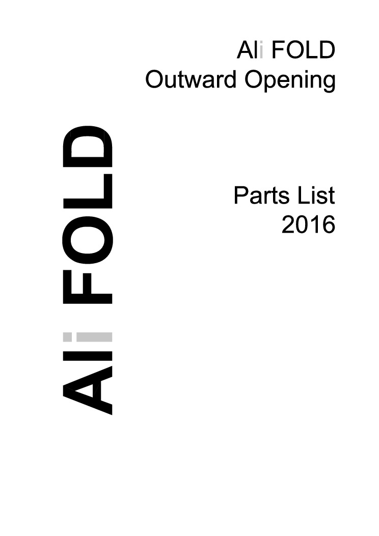 thumbnail of Ali FOLD Outward Opening