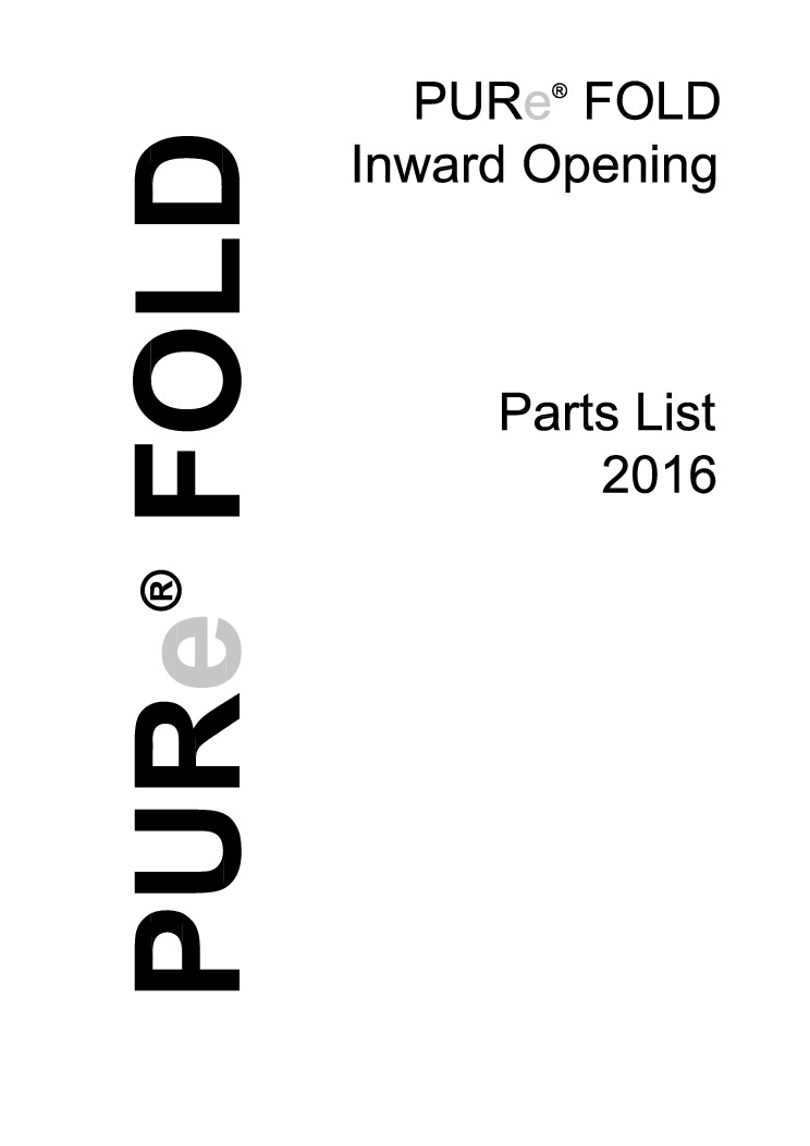 thumbnail of PURe FOLD Inward Opening