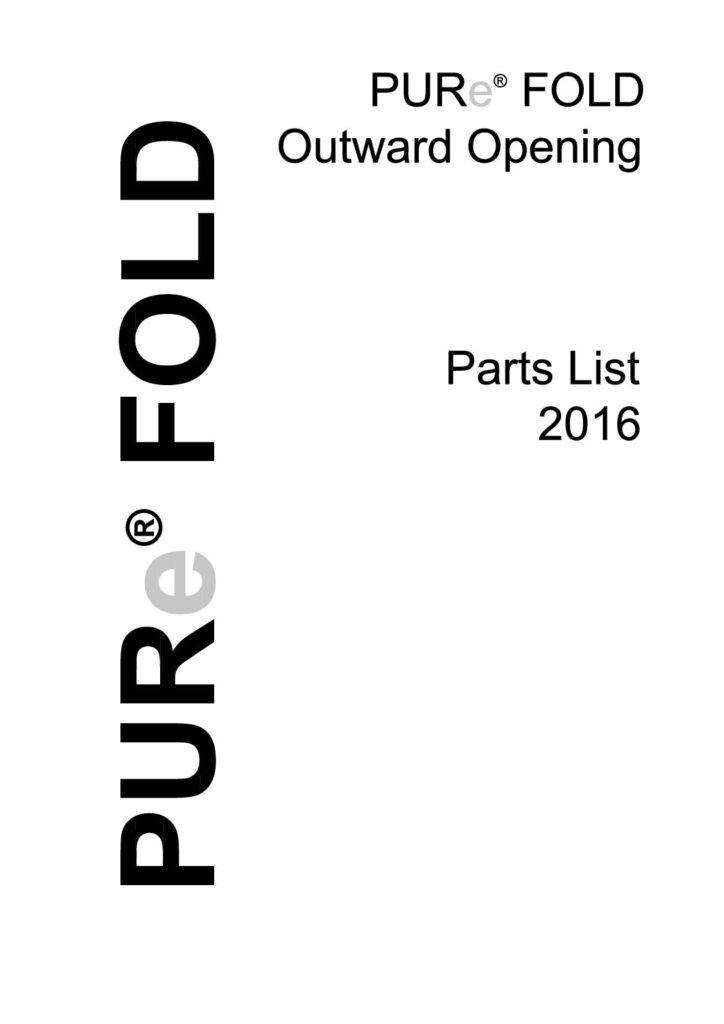 thumbnail of PURe FOLD Outward Opening